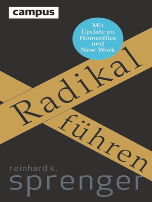 cover image of Radikal führen